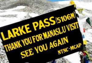 Manaslu Larkya La Pass Trekking Trail