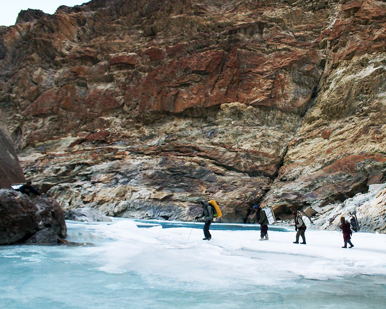 frozen-river-trekking