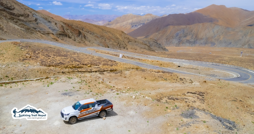 India tibet road trip lead car