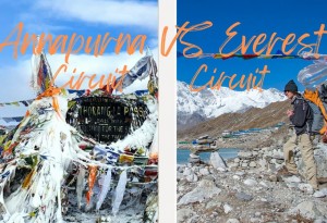 Everest High Pass Trek vs Annapurna Circuit Trek