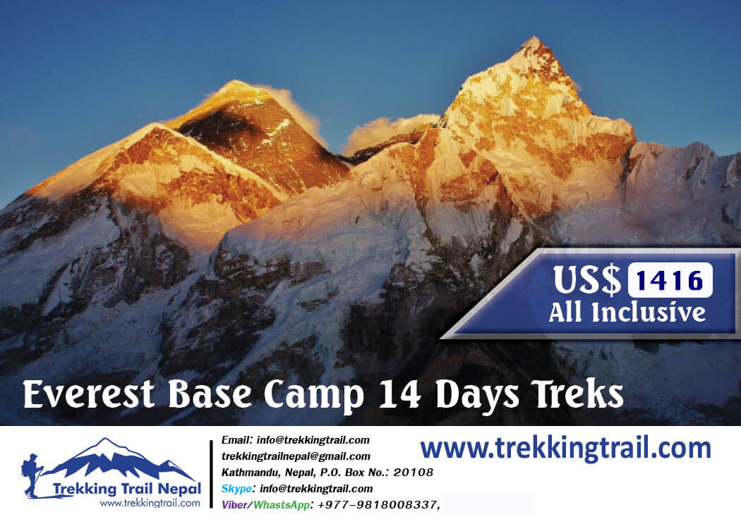 14 days everst base camp trek