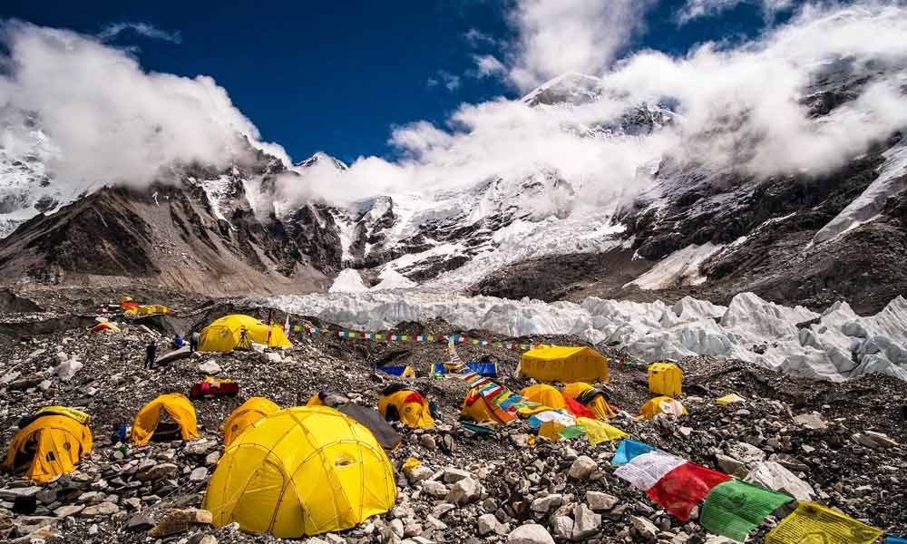 Everest Base Camp home of Climbers