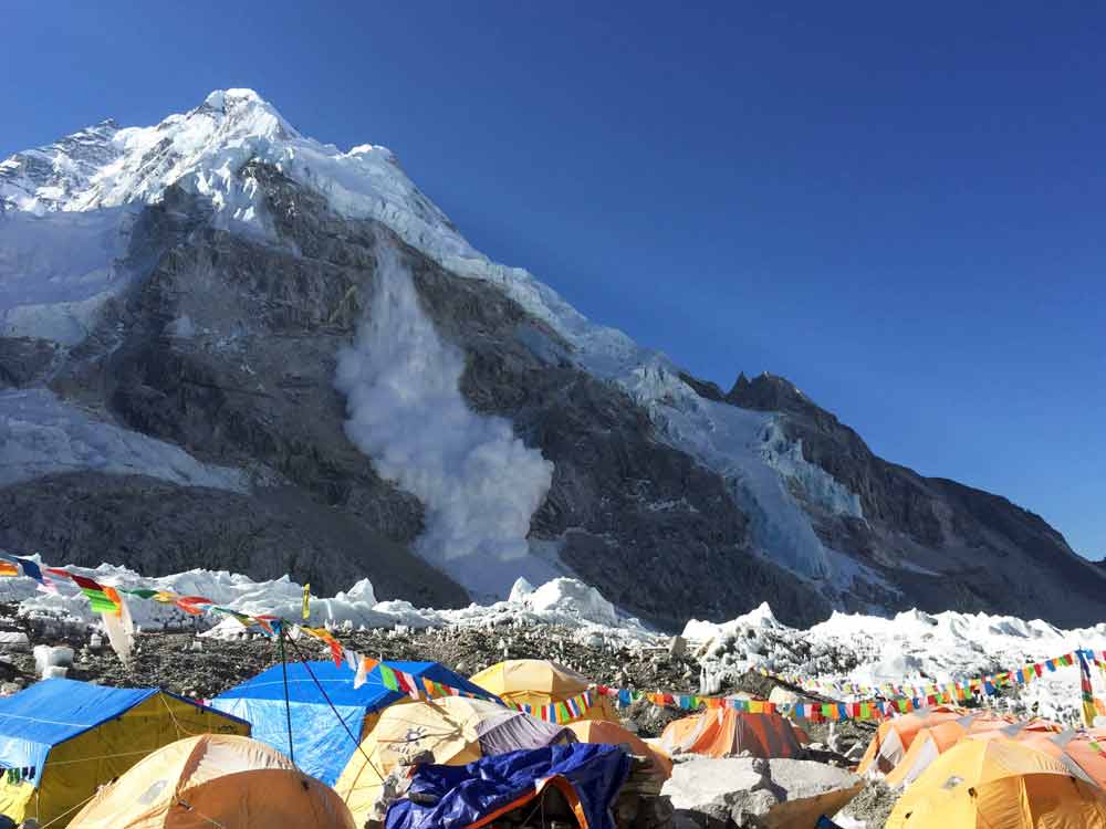 everest base camp climbers home