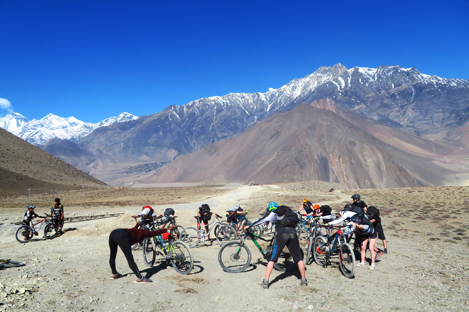 Annapurna Mountain Biking Tour with Tilicho Lake