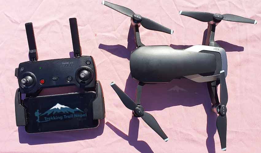 drone to mohare danda trekking in nepal