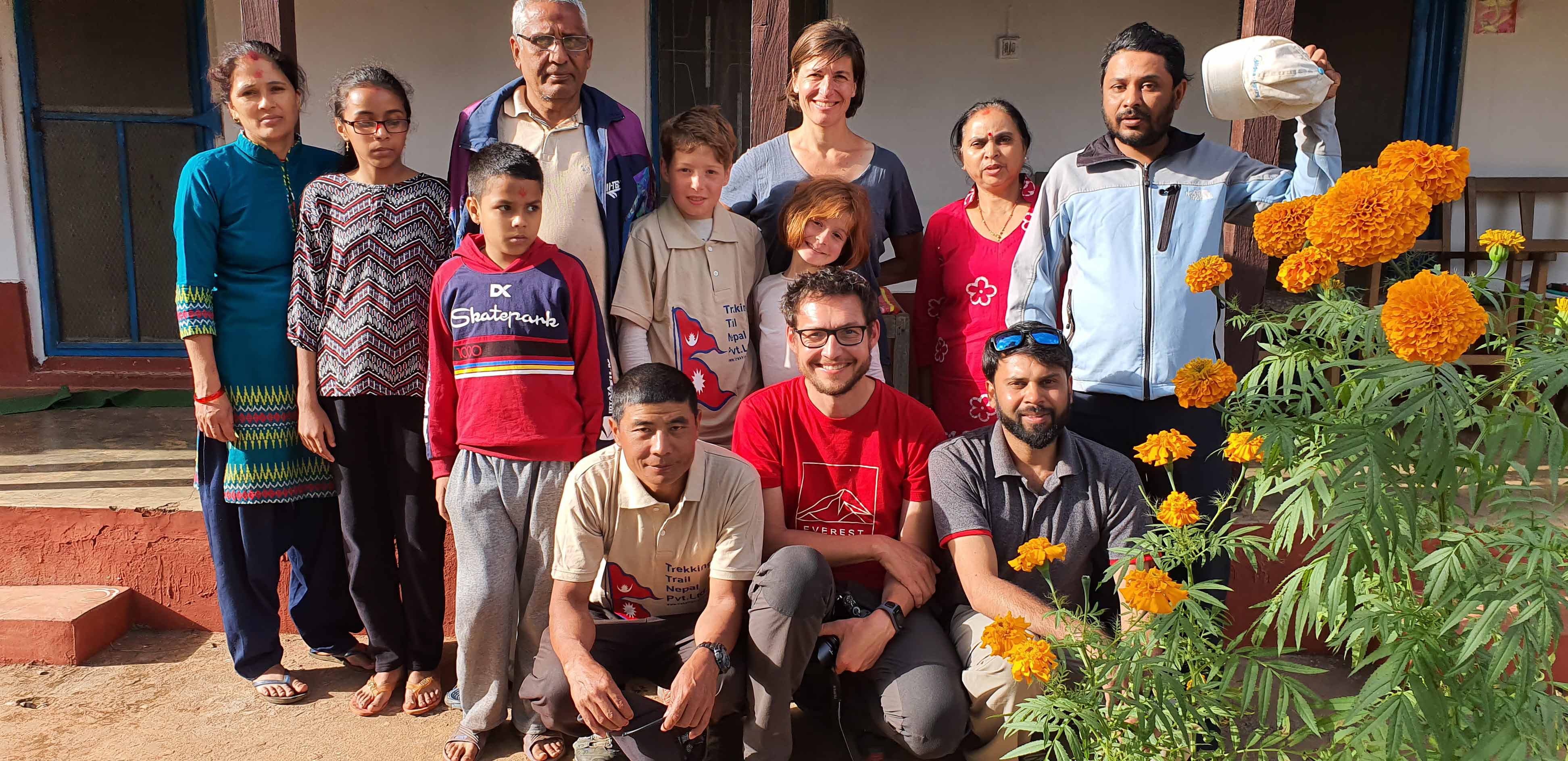 mohare danda trek family visit, Home of Guide Apar