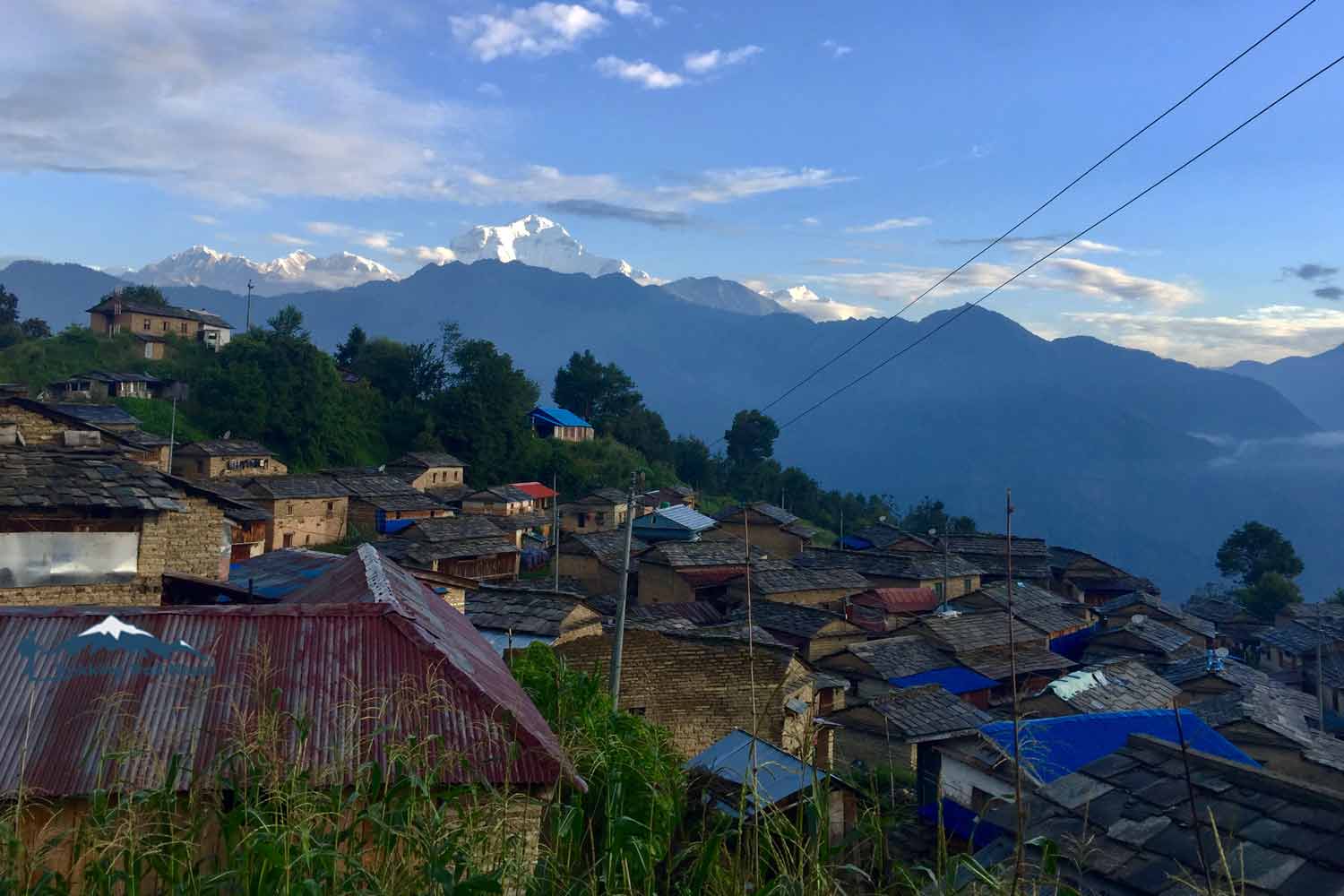 Monsoon View from Tikot Village