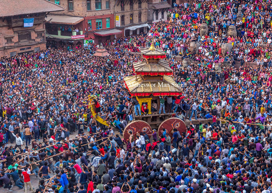 new year festival in bhaktapur