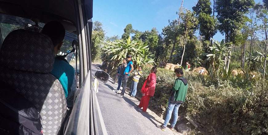 Taxi Ride to Beni for Mohare Danda Trek