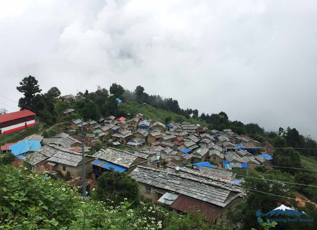 tikot village on community trek