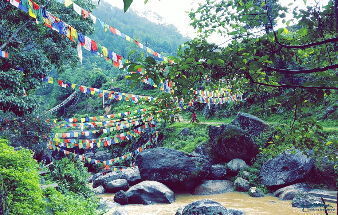 River Between Sundarijal and Shivapuri Hiking Trail