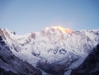 annapurna i 8091 m from base camp