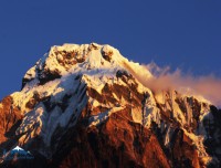 Annapurna South from Short ABC Trekking