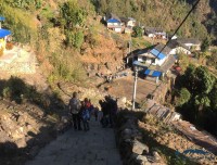 Chommrong Stone Stairs