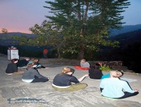 Evening Class of Yoga Trek in Nepal