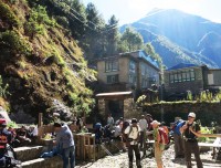 Everest Base Camp Trek Lunch Spot of Day 2