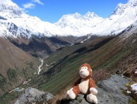 everest view from tengboche