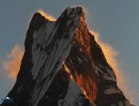 fishtail view from short abc trek