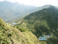 upper and lower ghorepani from poon hill