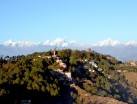 himalaya view  from nagarkot