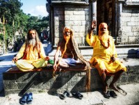 hindu monks of pashupatinath