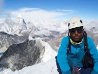 island peak climbing-a shot from top of island peak