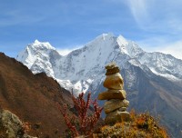 Mt Kangtega from Everest View Point of Syangboche