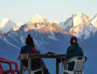 Langtang Valley Trekking View from Kyanjin