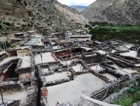 marpha village on the way to jomsom