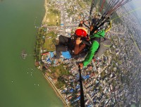 paragliding lake and pokhara