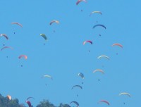 paragliding a things to do in nepal