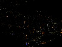 pokhara at night from sarangkot