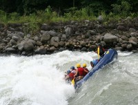 rafters in river tide