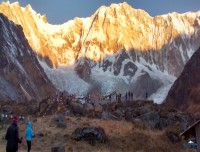 Sunrise at Annapurna Base Camp ( Short ABC Trek )