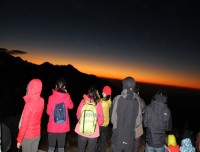 sunrise from poon hill