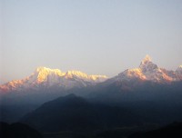 sunrise view from sarangkot
