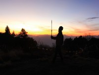 sunset from poon hill