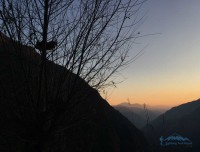 Sunset view of Short ABC Trek