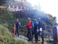 trekking trail to tiger nest