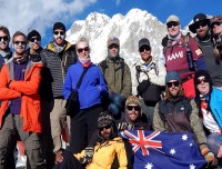 Trekking Trail Nepal Group at Everest Base Camp