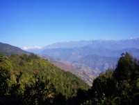 view from chisapani nagarkot trek