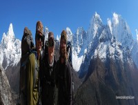 view from day 7 itinerary of ama dablam base camp trek