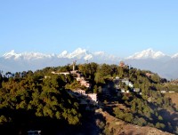 himalayan view from nagarkot