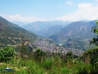 view of baglung chitre trekking trail