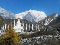 View of Langtang Valley Trekking via Tamang Trail