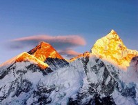 View from Kalapatthar Mt. Everest and Nuptse