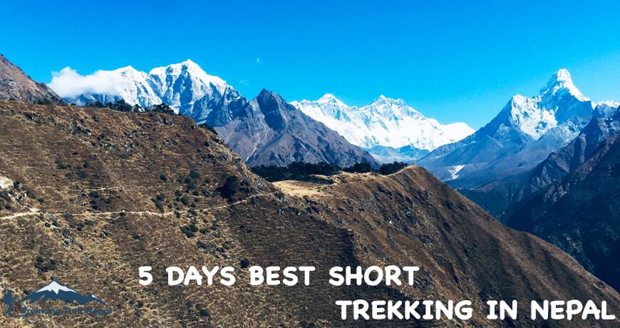 Best 5 Days Short Trekking In Nepal Trekking Trail Nepal - 
