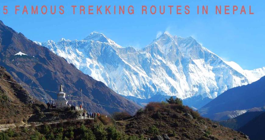 famous trekking routes in nepal