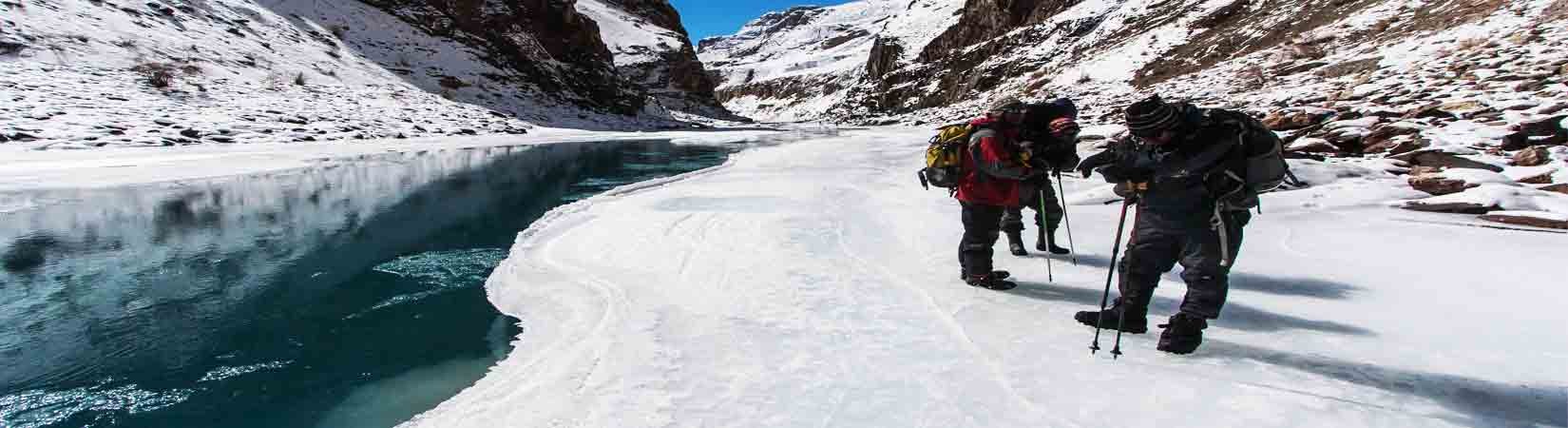Zanskar River; Frozen River Trekking, India