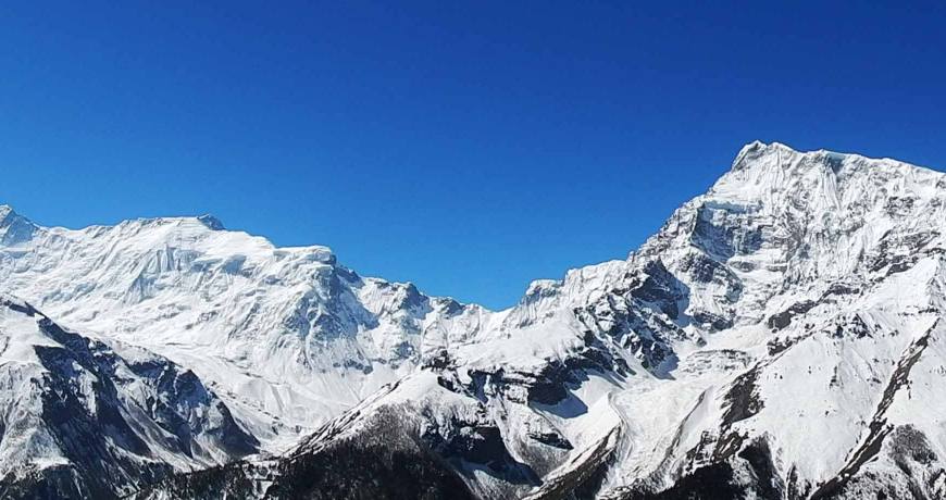 Mountain from Annapurna Circuit Trek